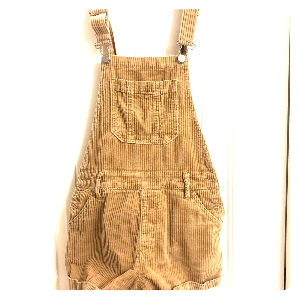 Pacsun Corduroy Overall Shorts